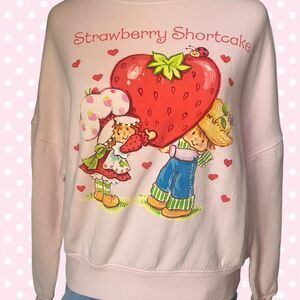 Strawberry Shortcake Women's Pink Sweatshirt